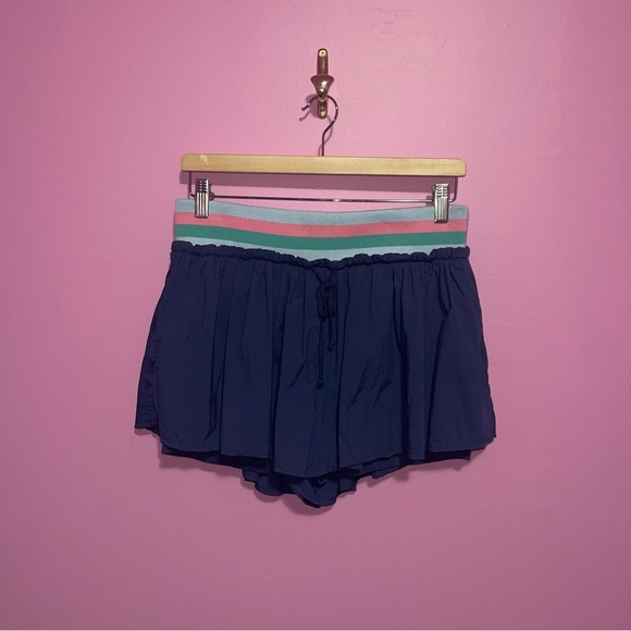 Daily Practice Skort Women's Size Small Blue Drawstring Anthropologie Flowy - Picture 4 of 9
